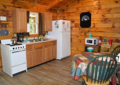 kitchen in The Lakota Cabin