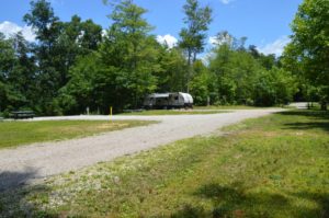 RV campgrounds at High Rock Hideaways in Hocking Hills